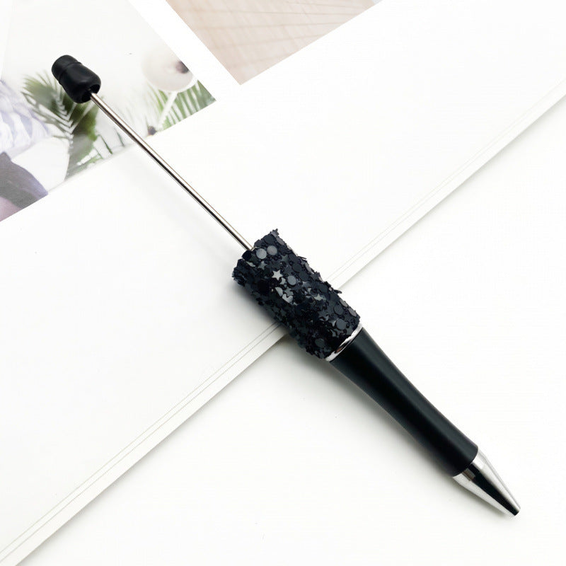 Wholesale DIY Little Star Bead Pen Colorful Sparkling Sequin Ballpoint Pen